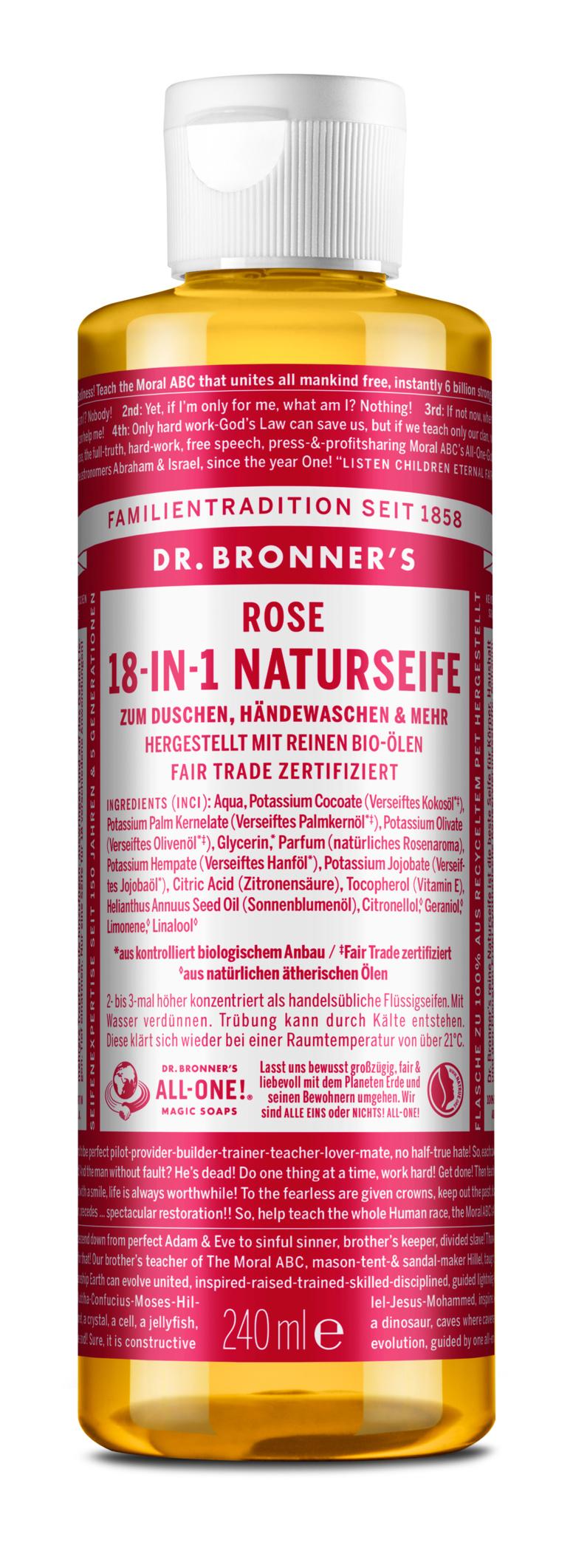 DR. BRONNER'S 18-IN-1 Naturseife Rose