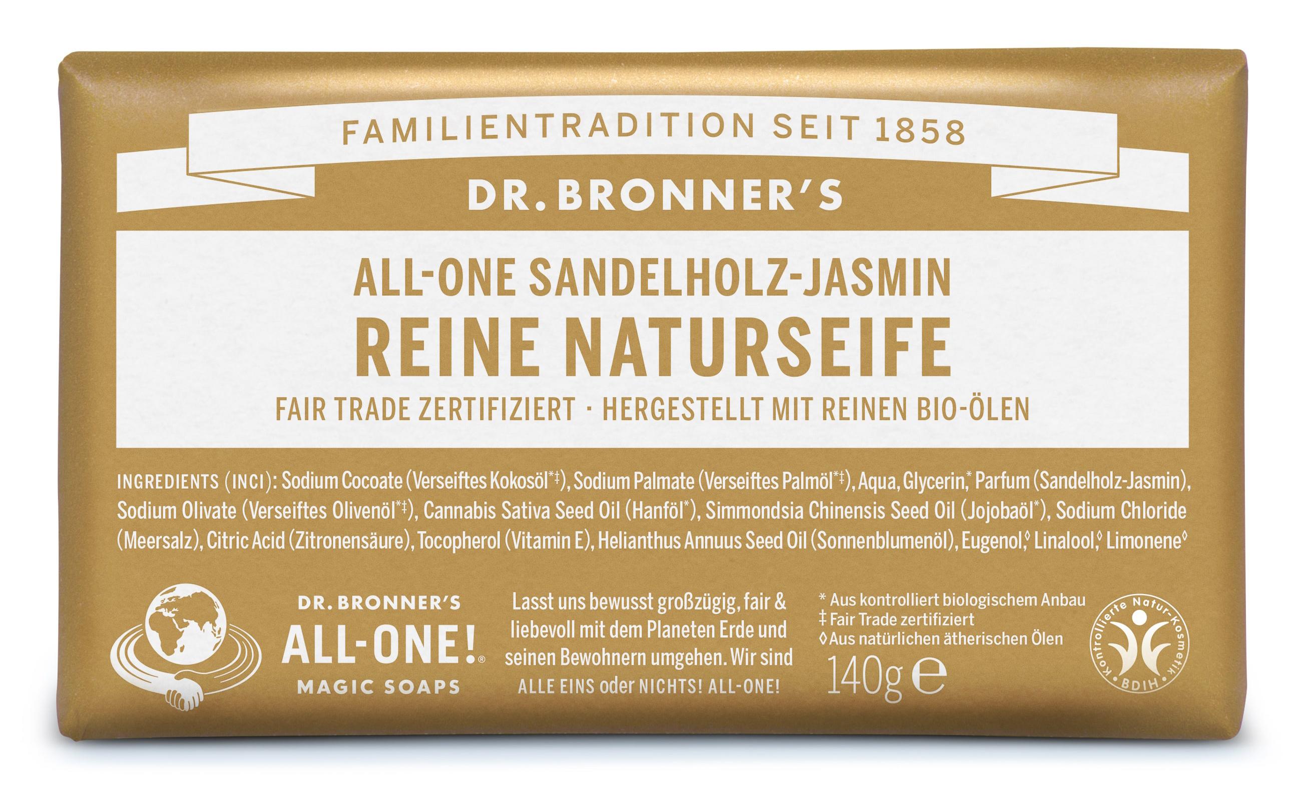 DR. BRONNER'S reine Naturseife Sandelholz-Jasmin