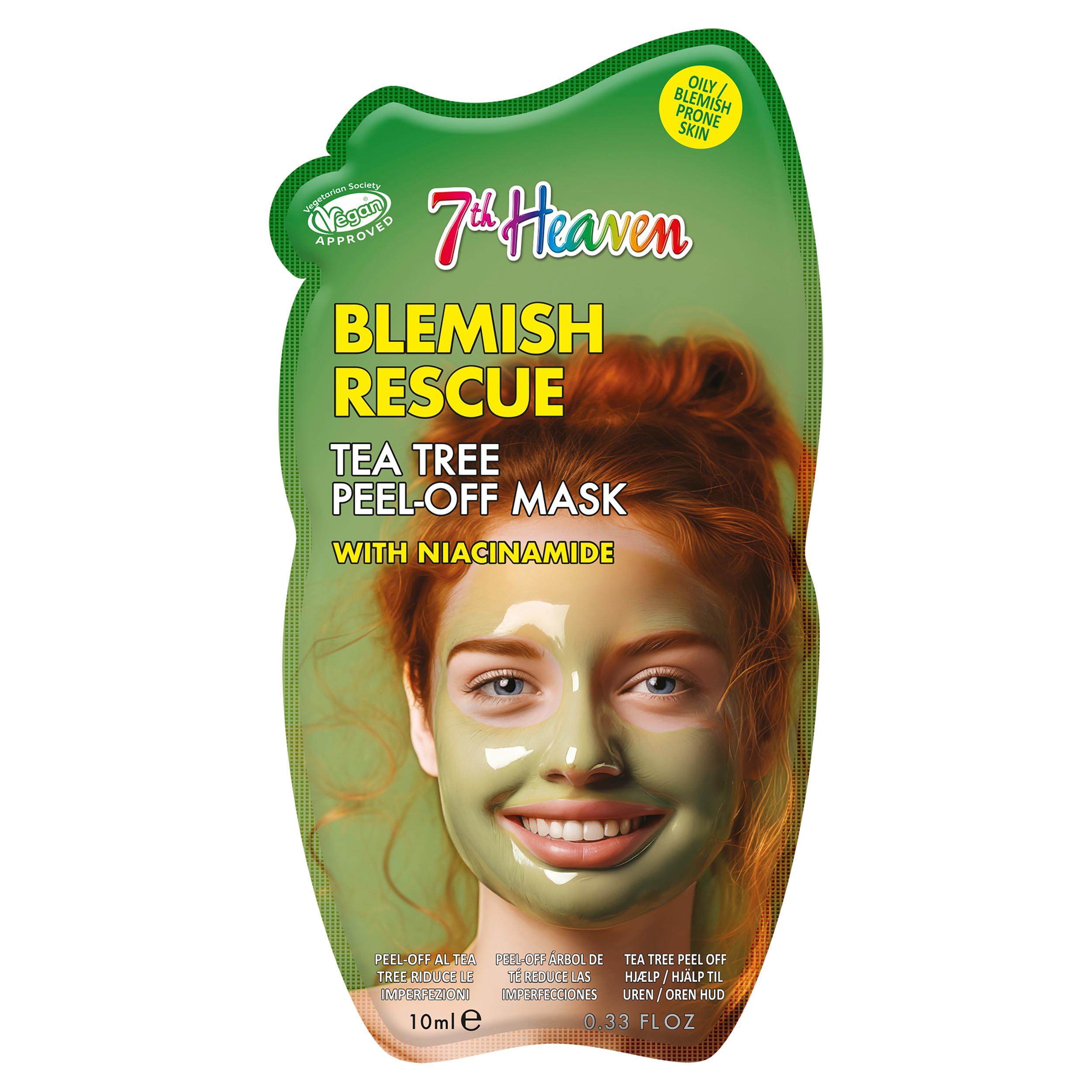 Montagne Jeunesse 7th Heaven Tea Tree Peel-Off  Maske mit Niacinamid