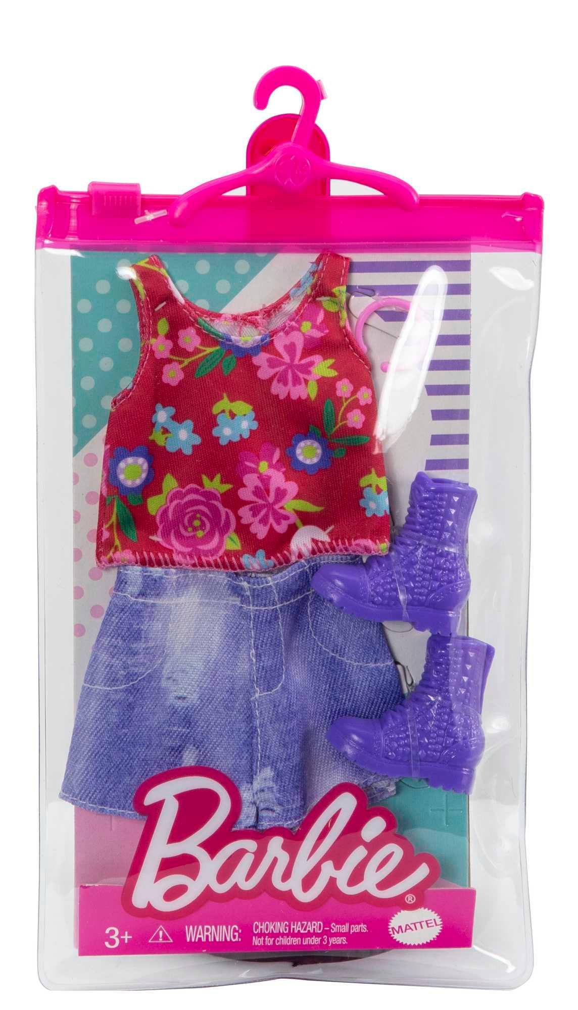 Produktbild Barbie Moden-Sortiment mit Puppenkleidern, 1Outfit&2Accessoires für Barbie Puppen 3 von 7