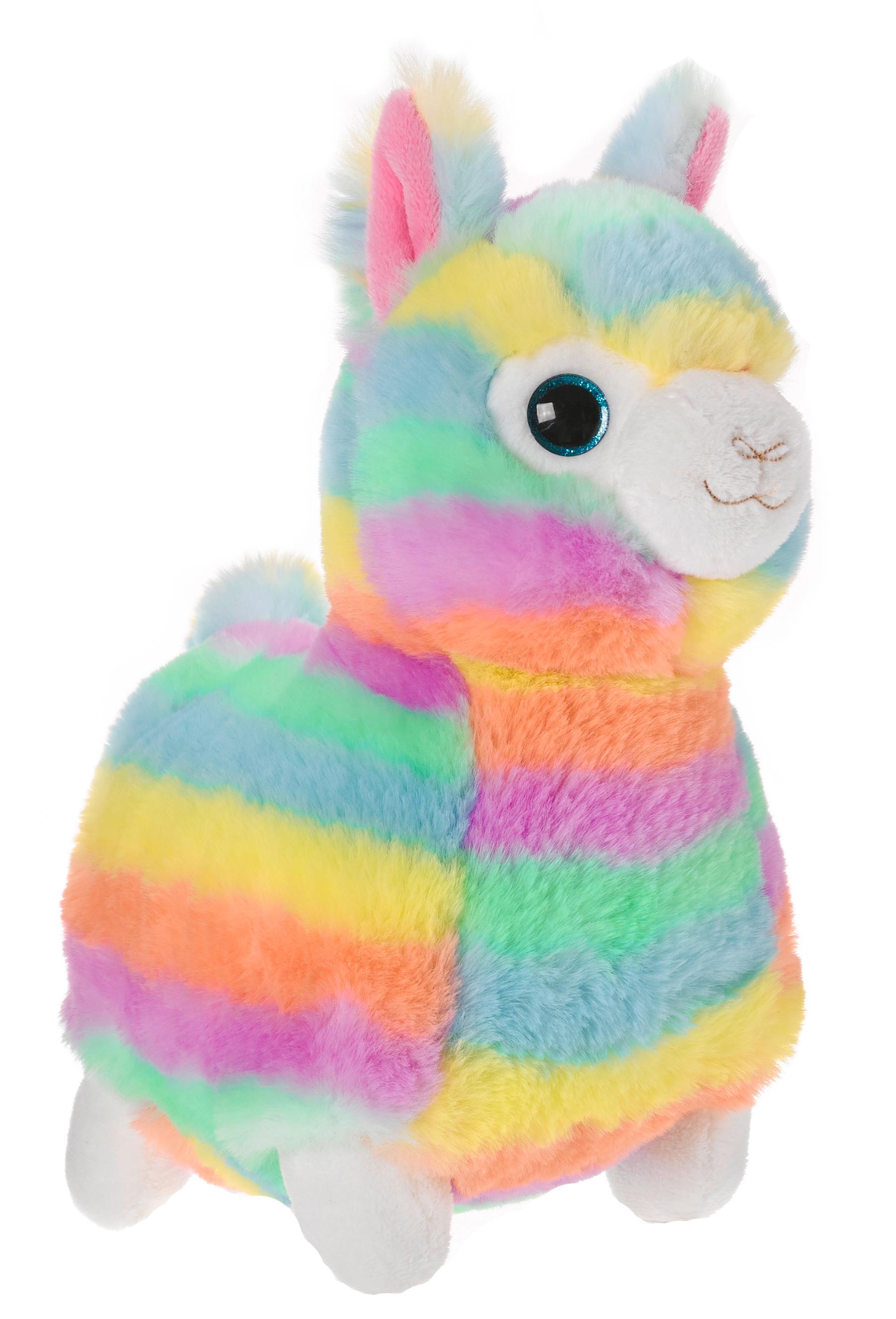 Müller – Toy Place – Plüschtier Alpaka Rainbow 26 cm