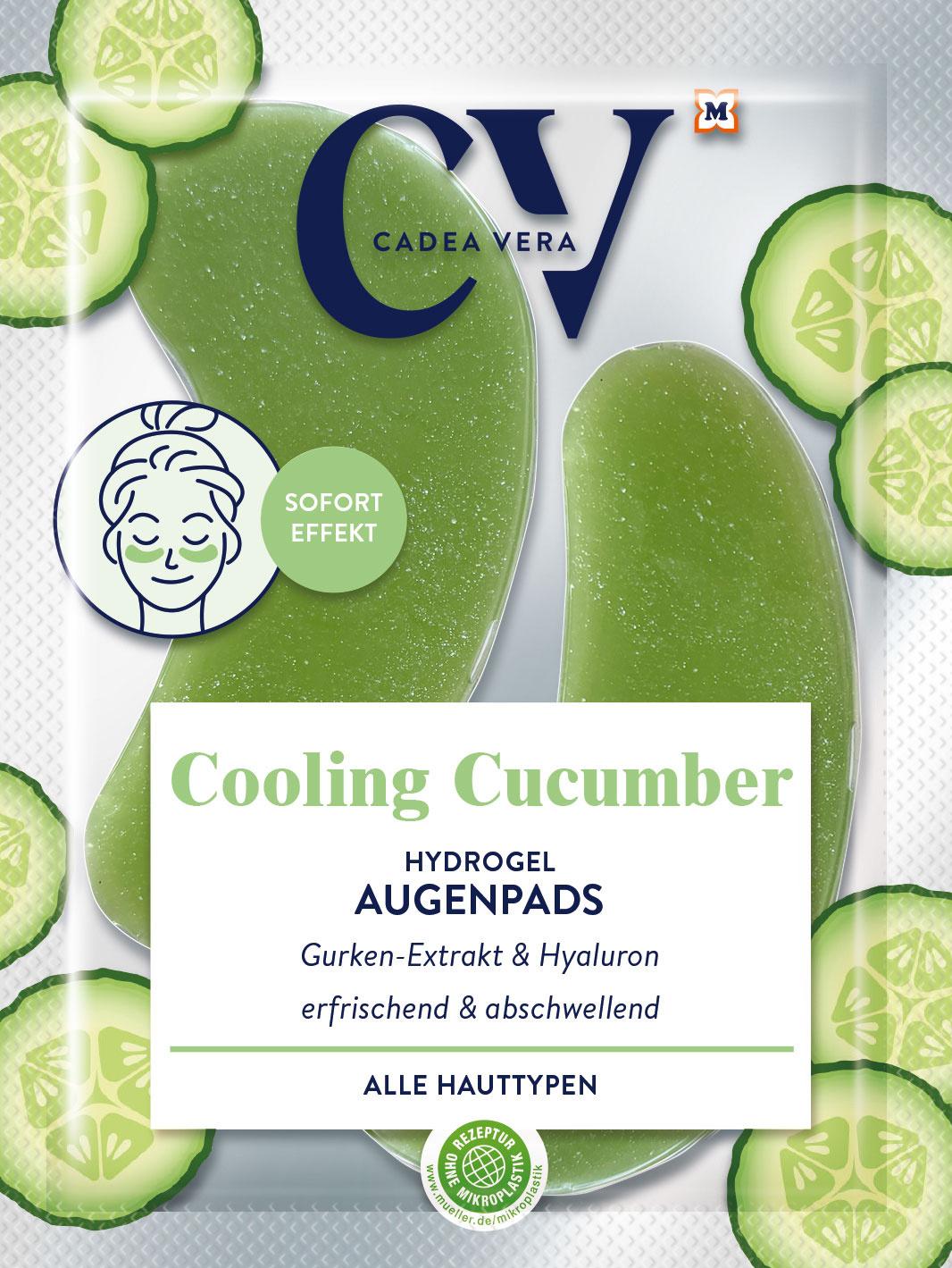 CV Augenpads Hydrogel Cooling Curcumber