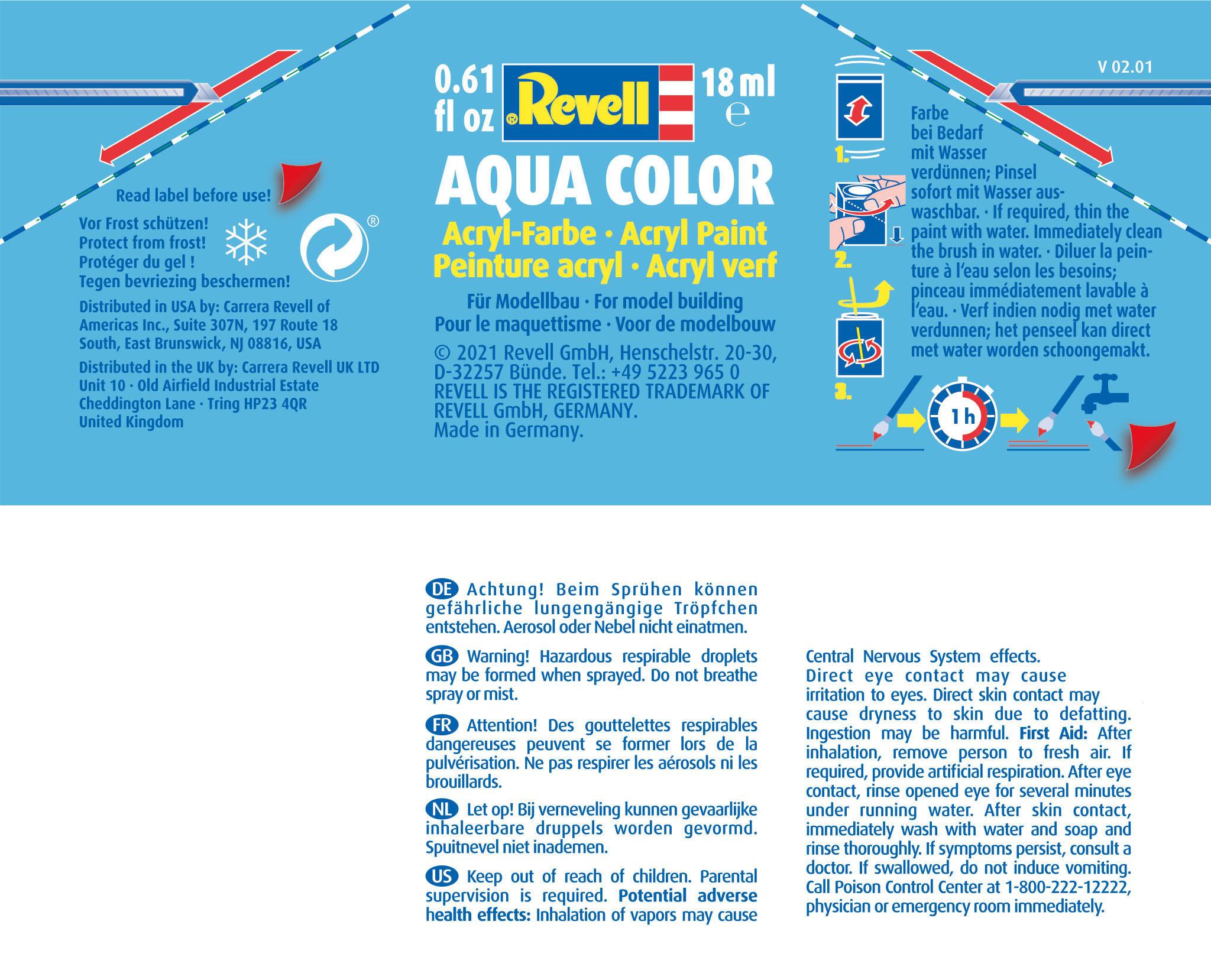 Produktbild Revell 36161 Aqua Color Smaragdgrün, glänzend, 18ml 2 von 2