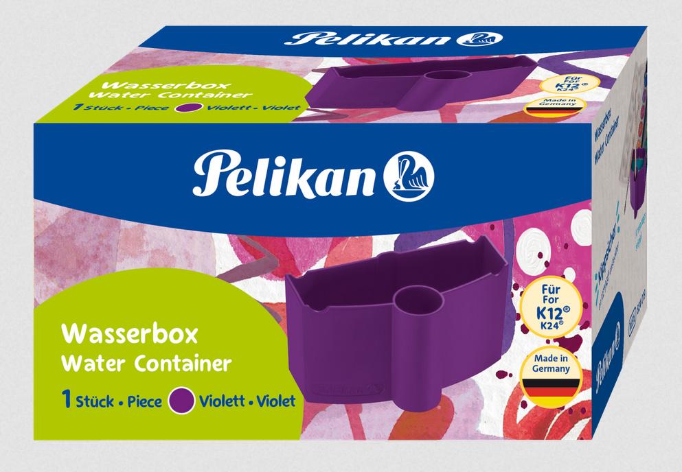 Pelikan Wasserbox eco mit Pinselhalter violett