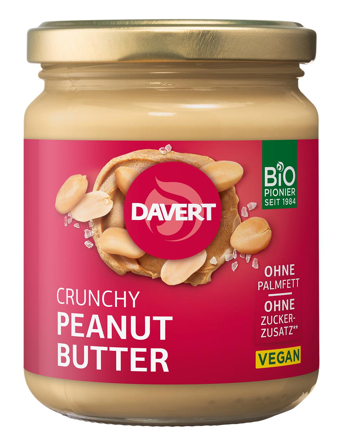 Davert Bio Crunchy Peanut Butter