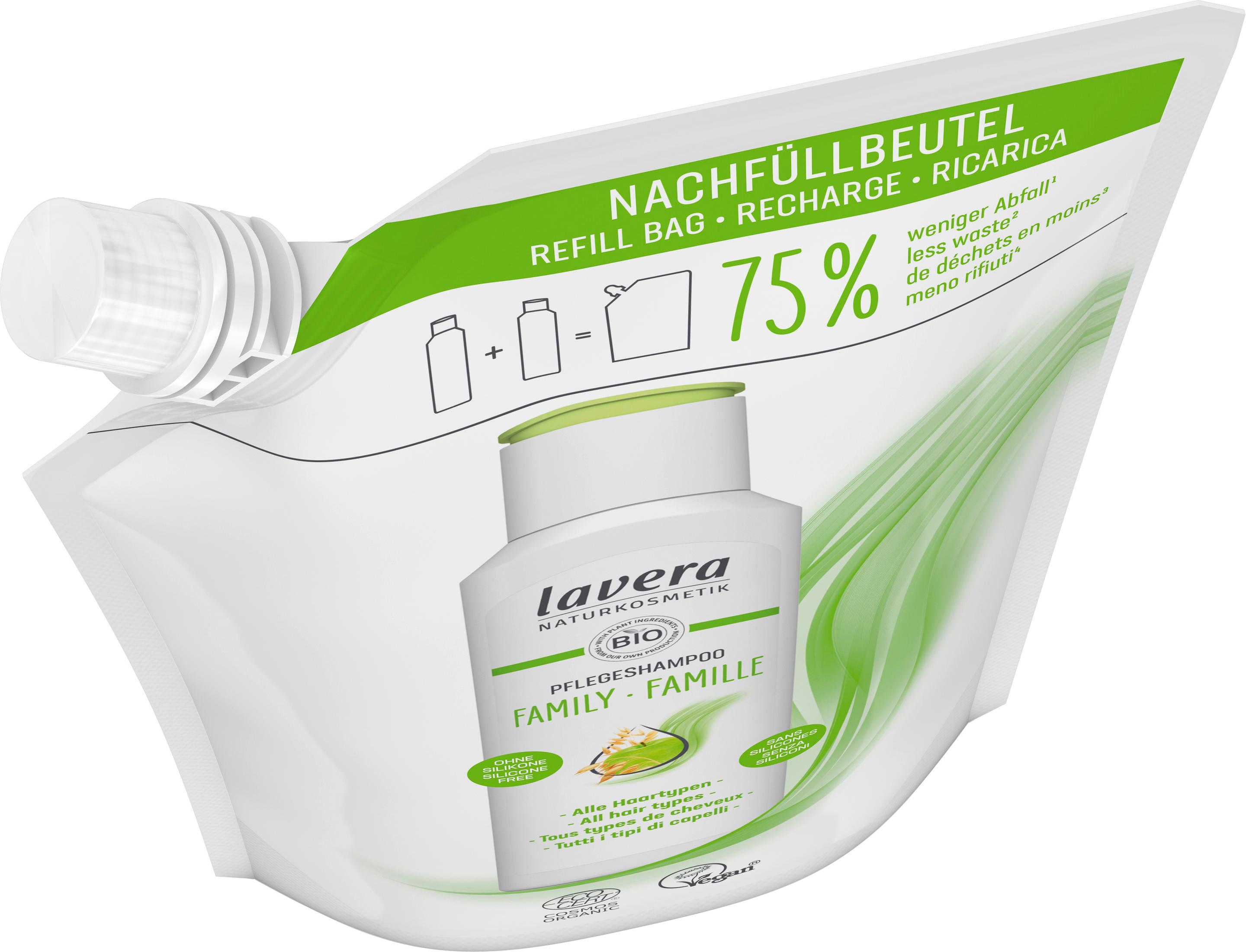 Produktbild lavera Family Pflege Shampoo Nachfüllung 3 von 4