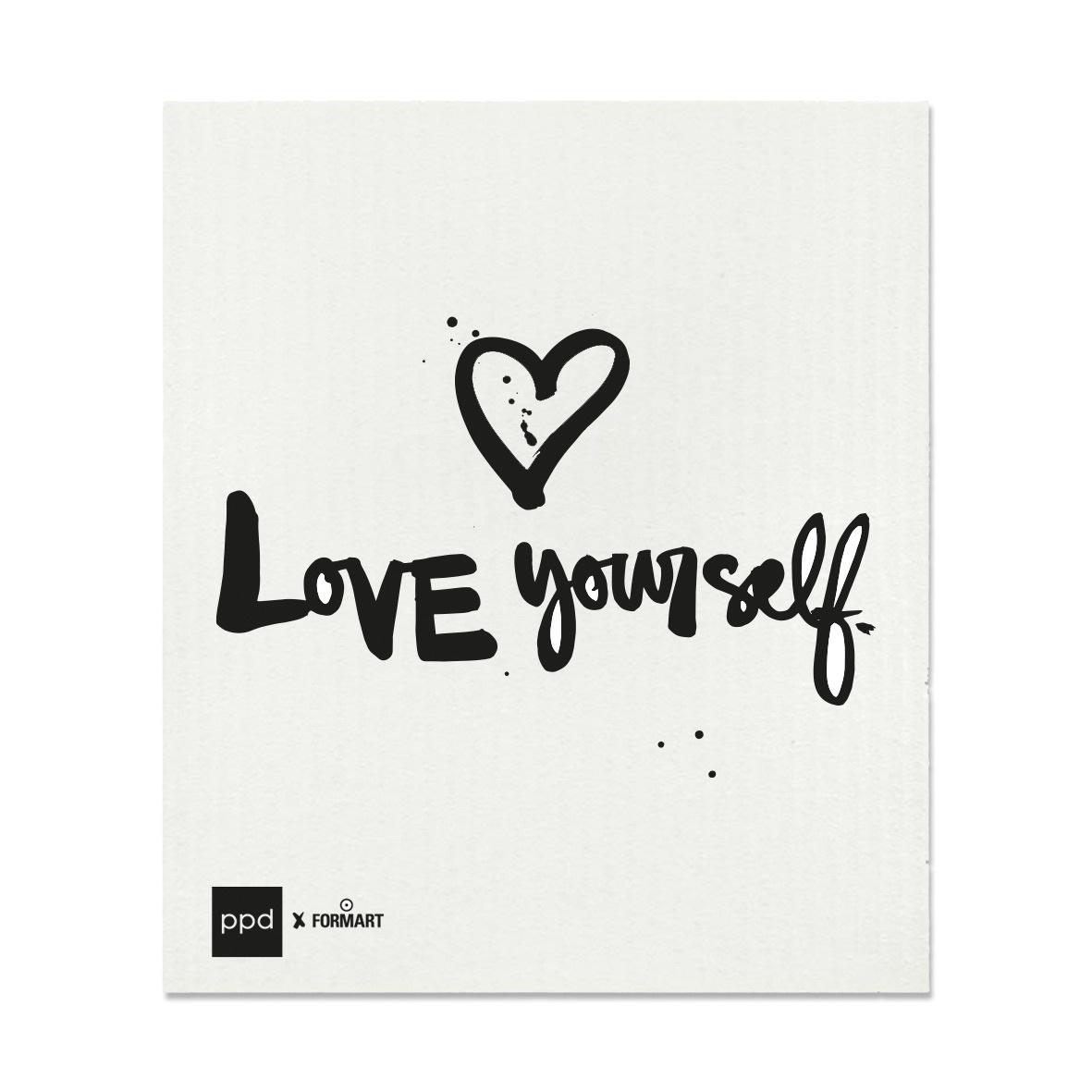 ppd Love yourself Schwammtuch