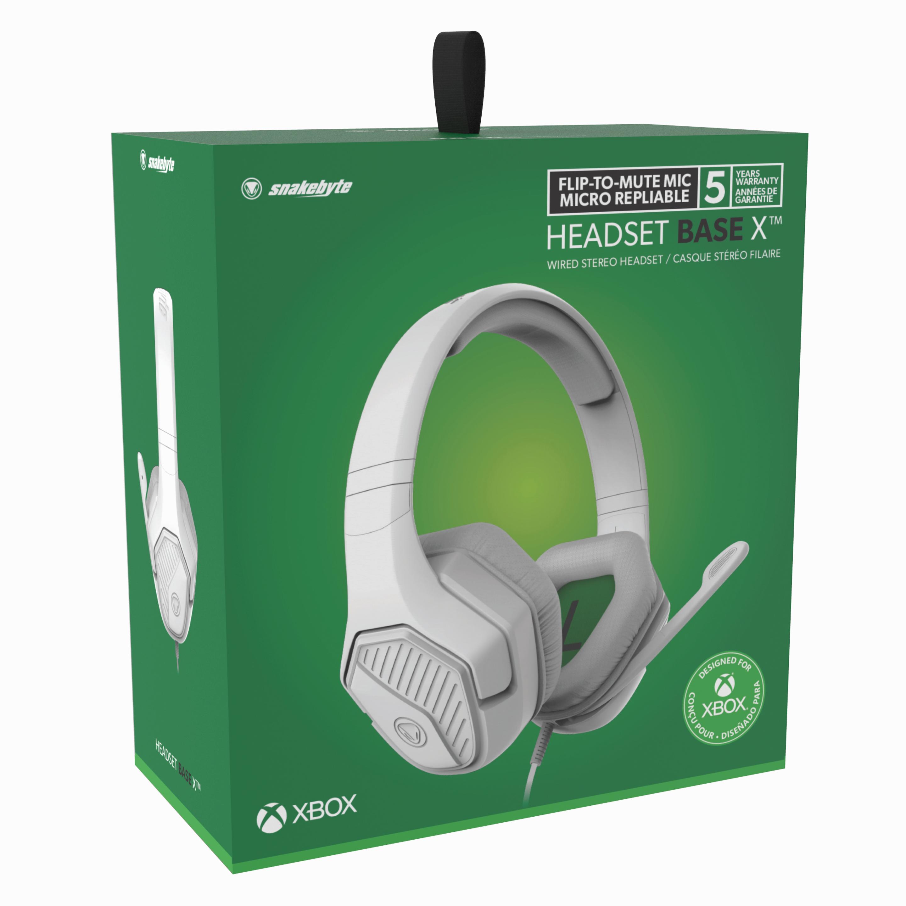 snakebyte XSX Headset Base X (white)