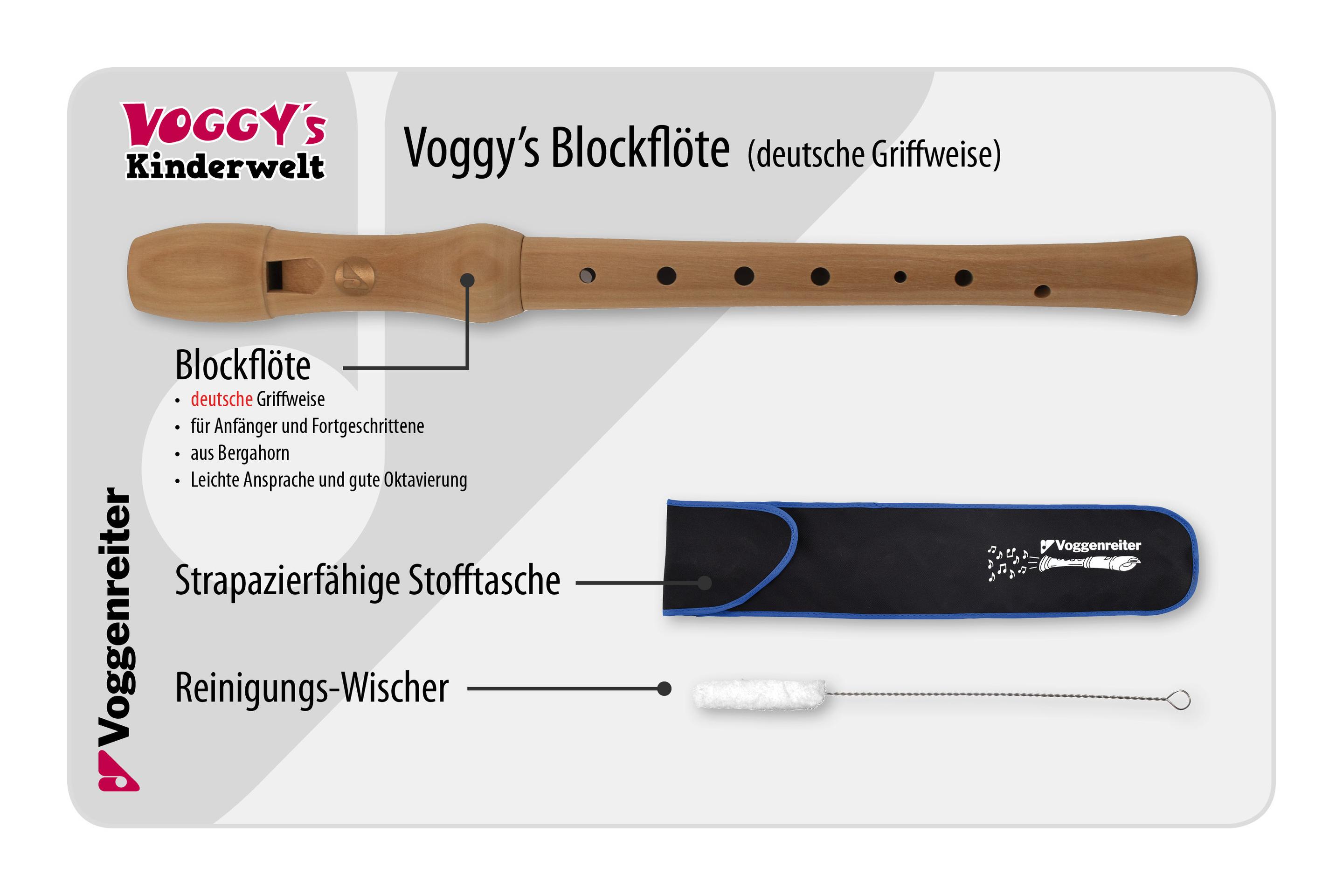 Produktbild Voggy’s - Holzblockflöte (Ahorn) dt. Griffweise 2 von 5