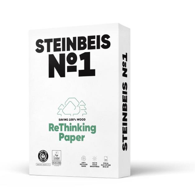 STEINBEIS Recycling-Kopierpapier No. 1 Classic White DIN A4 80g/m² weiß