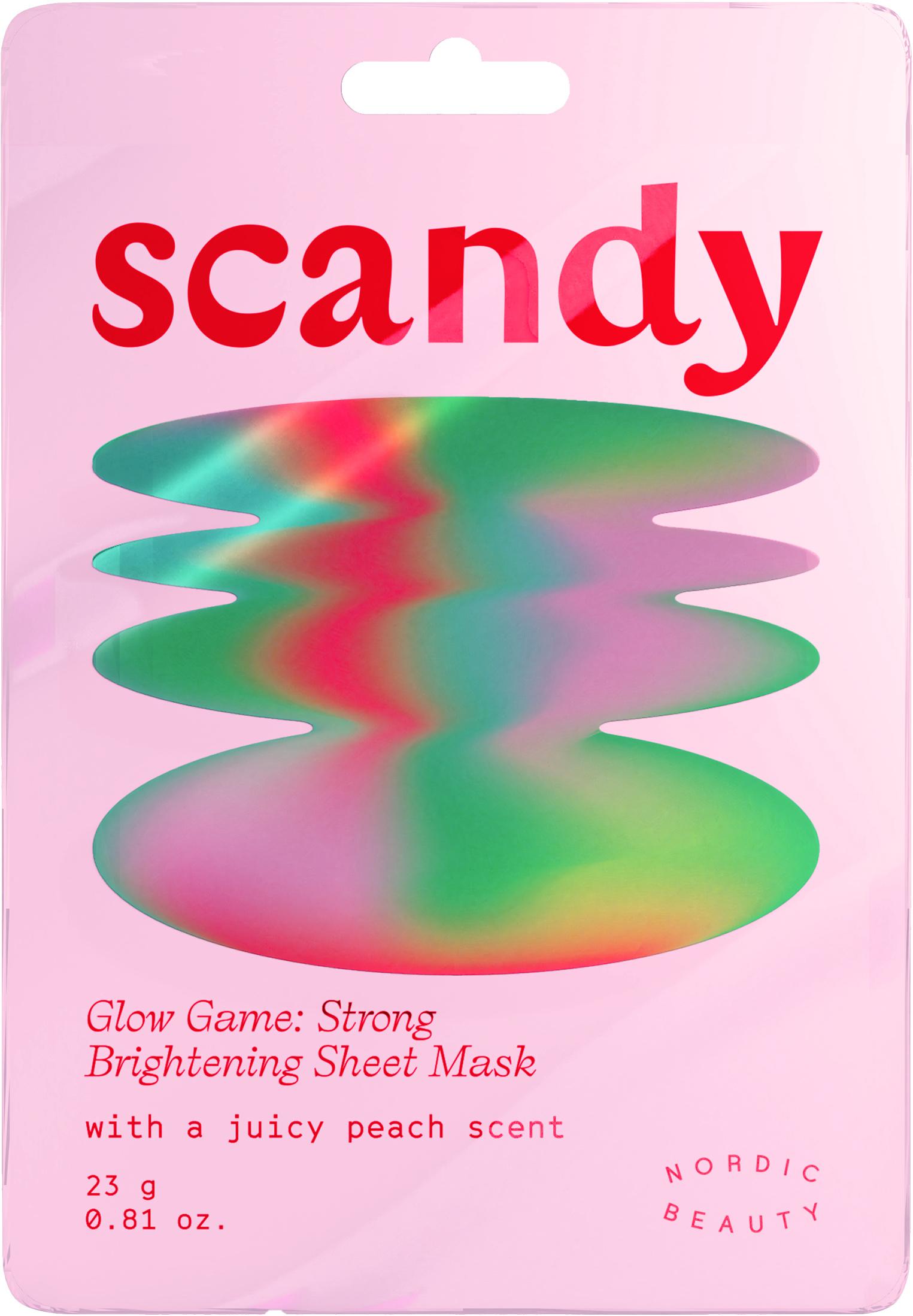 SCANDY Glow Game: Strong Brightening Sheet Mask