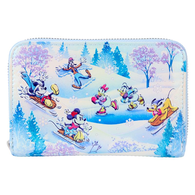 Loungefly Mickey&Friends Winter Wonderland Zip Around Wallet