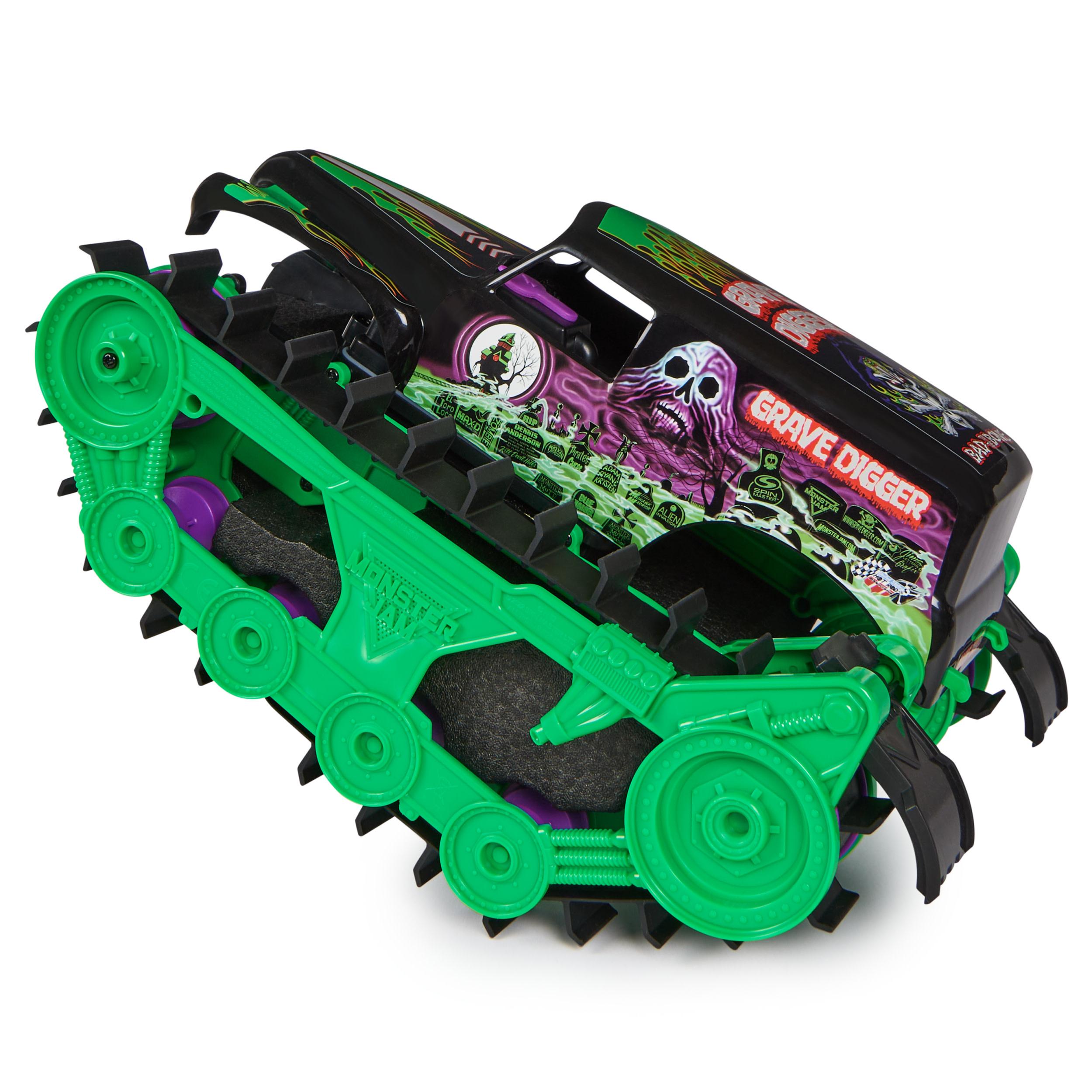 Produktbild Monster Jam, Grave Digger Trax - ultrastarkes, ferngesteuertes Monster Jam Kettenfahrzeug im Maßstab 1:15 7 von 10