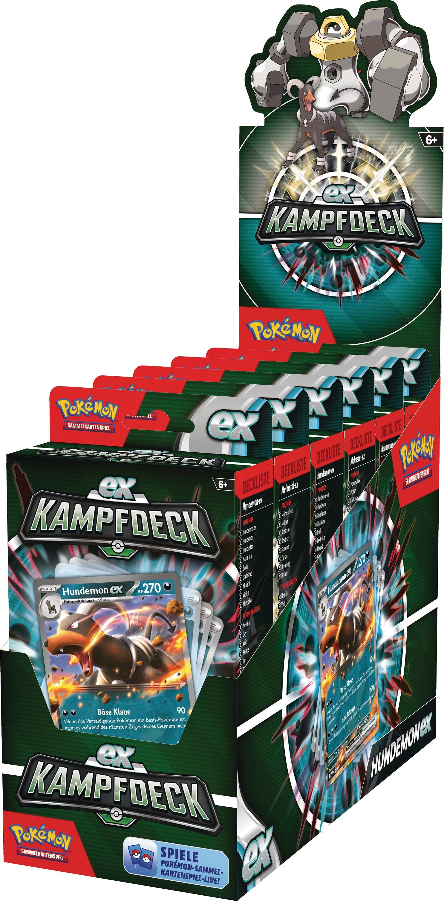 Produktbild POKÉMON Sammelkartenspiel - EX-Kampfdeck Hundemon/Melmetal 5 von 5