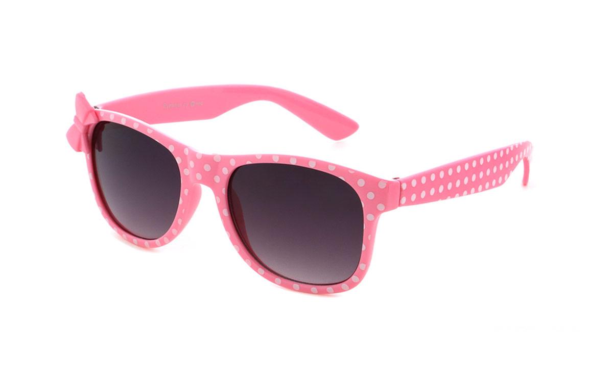 Basley Sun KIDS Sonnenbrille Rosa Weiß Punkt